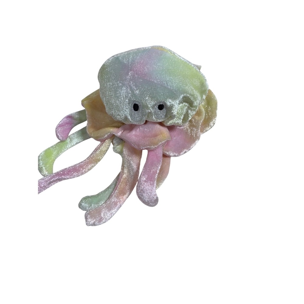 Ty Beanie Baby Goochy the Jellyfish 1999 Pastel Tie Dye Iridescent Plush Toy